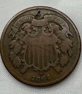 1864 Two Cent Piece