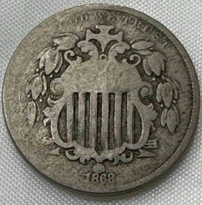 1868 Shield Nickel