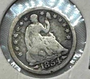 1854 Half Dime