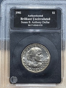 1981 Susan B. Anthony Dollar Brilliant Uncirculated
