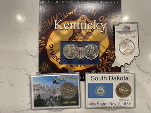 Uncirculated Washington Quarters One Silver