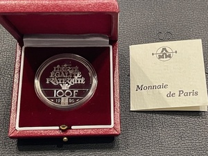 1986 Silver 100F Coin