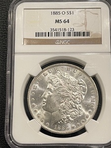 1885-O Morgan Dollar NGC MS64