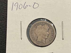 1906-O Barber Dime
