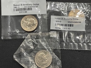 Susan B. Anthony Dollars Uncirculated