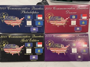2001 Commemorative Quarter Sets