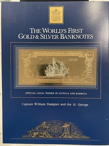 Gold and Silver Banknote
