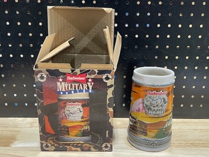lot 52 image: Budweiser Military Stein