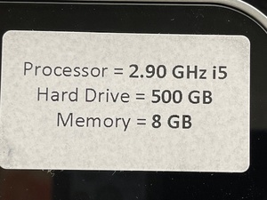 lot 62 image: 2013 Byte Speed All In One Desktop Computer
