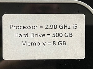 lot 63 image: 2013 Byte Speed All In One Desktop Computer