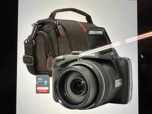 lot 30 image: Kodak PIXPRO AZ528 16MP 52x Zoom Bridge Wi-Fi Digital Camera Kit
