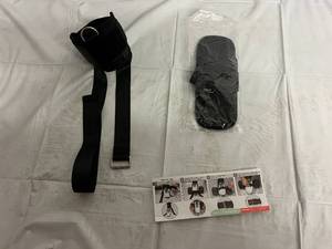 lot 81 image: 2 Adjustable Ankle Wraps with Dumbell Straps