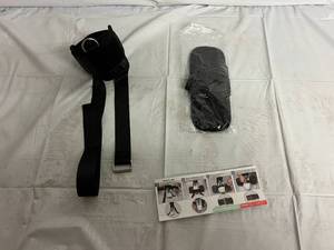 lot 84 image: 2 Adjustable Ankle Wraps with Dumbell Straps