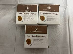 lot 128 image: 3 Packs of Vinyl Decal Removers