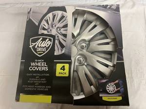 lot 137 image: 5 Pack of Auto Drive 15in Wheel Covers