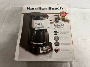 lot 156 image: Hamilton Beach Compact 5-Cup Programmable Coffeemaker