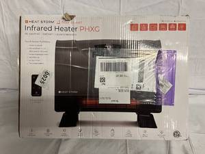 lot 167 image: Heat Storm 1500-Watt Infrared Floor or Wall-Mounted Space Heater