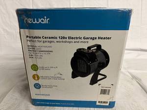 lot 174 image: NewAir Portable Ceramic 120V Electric Garage Heater