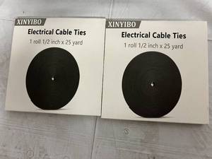 lot 189 image: 2 x Rolls of 12 x 25 yard Electrical Cable Ties