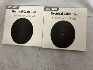 lot 191 image: 2 x Rolls of 12 x 25 yard Electrical Cable Ties