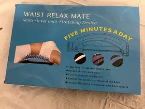lot 200 image: Waist Relax Mate Multi-Level Back Stretching Device
