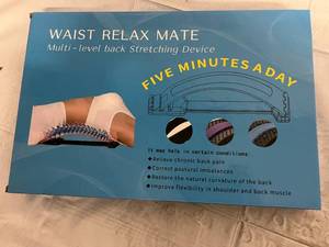 lot 201 image: Waist Relax Mate Multi-Level Back Stretching Device