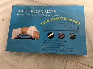 lot 202 image: Waist Relax Mate Multi-Level Back Stretching Device