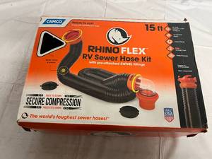 lot 204 image: Rhino Flex RV Sewer Hose Kit