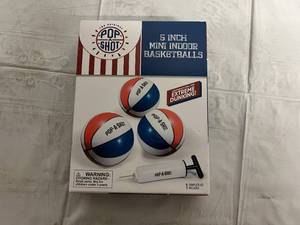 lot 207 image: 5 Mini Indoor Pop Shot Basketballs