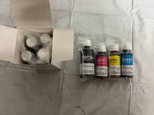 lot 213 image: 2 x 4 Packs of HH DeskJet GT Series Printer Refills