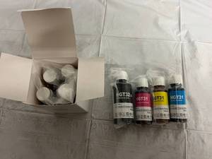 lot 216 image: 2 x 4 Packs of HH DeskJet GT Series Printer Refills