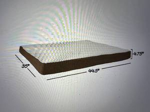 lot 227 image: PetMaker Orthopedic Sherpa-Top Pet Bed with Memory Foam - Extra Large - Used