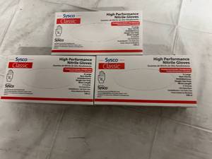 lot 253 image: 300 Count of Sysco Classic High Performance Nitrile Gloves