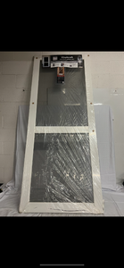 lot 259 image: Vinylcraft Solid Vinyl Screen Door with Hinge and Handle Kit