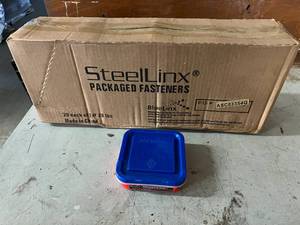 lot 273 image: 20 x 1lb Containers of SteelLinx Drywall Screws - #8 x 2 12 inches
