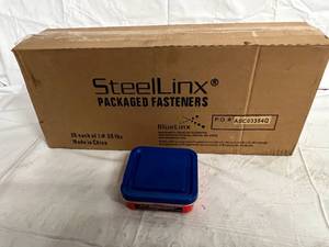 lot 282 image: 20 x 1lb Containers of SteelLinx Drywall Screws - #6 x 2 inches