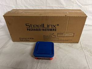 lot 283 image: 20 x 1lb Containers of SteelLinx Drywall Screws - #6 x 2 inches