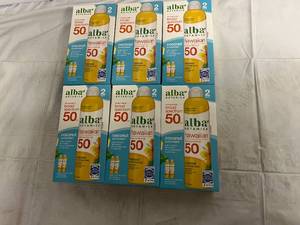 lot 300 image: 6 Boxes of Alba Botanical Hawaiian 50 SPF Coconut Sunscreen