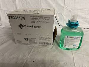 lot 309 image: 4 x 1250ml Refills of Prime Source Foaming Hair & Body Shampoo