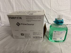 lot 310 image: 4 x 1250ml Refills of Prime Source Foaming Hair & Body Shampoo