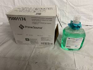 lot 314 image: 4 x 1250ml Refills of Prime Source Foaming Hair & Body Shampoo