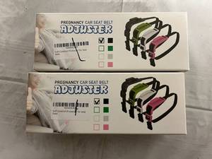lot 330 image: 2 Pregnancy Car Seat Belt Adjusters - Black