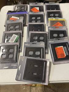 lot 55 image: HUGE lot of Wallplates ($150 Retail Value)