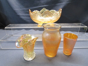 lot 202 image: Carnival Glass - Gold