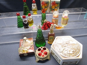 lot 224 image: Avon Dish, Bottles, Vintage Lipstick Holder