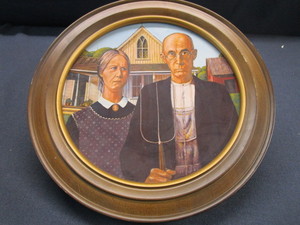 lot 114 image: Grant Woods Plate