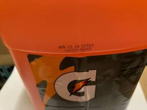 Orange Gatorade Concentrate