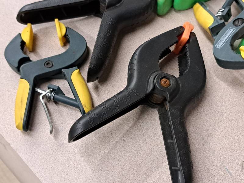 lot 267 image: Lot of (7) Assorted Clamps
