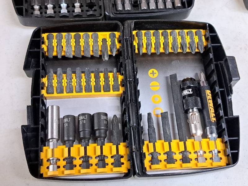 lot 363 image: Lot of (2) DeWalt Driver Bit Sets