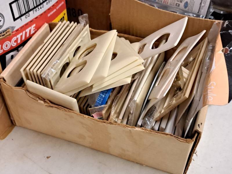 lot 413 image: Lot of  Electrical Boxes and Wall Face Plates
